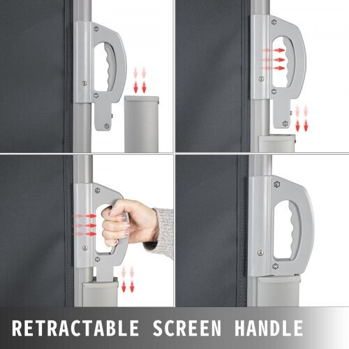 Outdoor Retractable Patio Privacy Screen