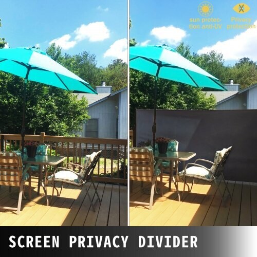 Outdoor Retractable Patio Privacy Screen