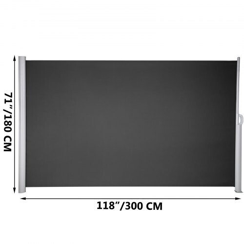 Outdoor Retractable Patio Privacy Screen