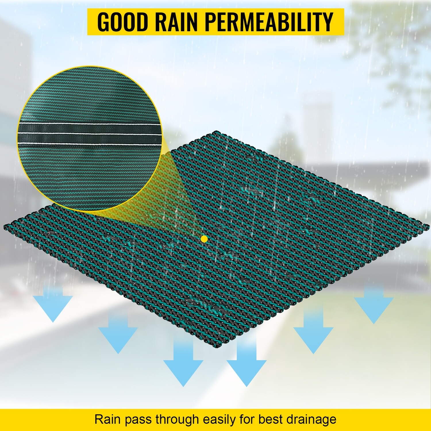 Safety Rectangular Swimming Pool Cover