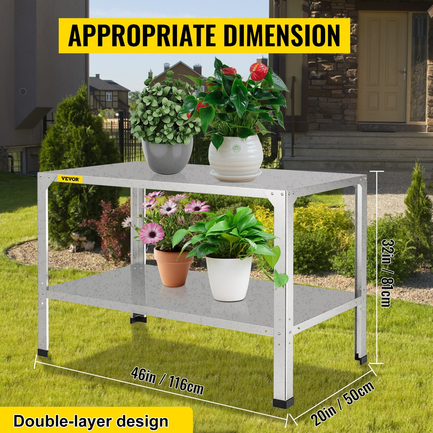 Outdoor Potting Table Bench Workstation