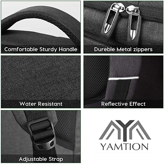 School Bags for Teenage Boys Laptop Backpack with USB Charging Port