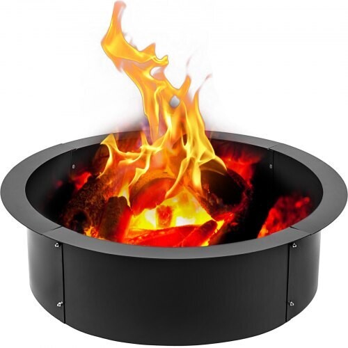 Fire Pit Ring Liner – Durable Campfire Ring for Outdoor Fire Pits, Heat-Resistant Steel Construction