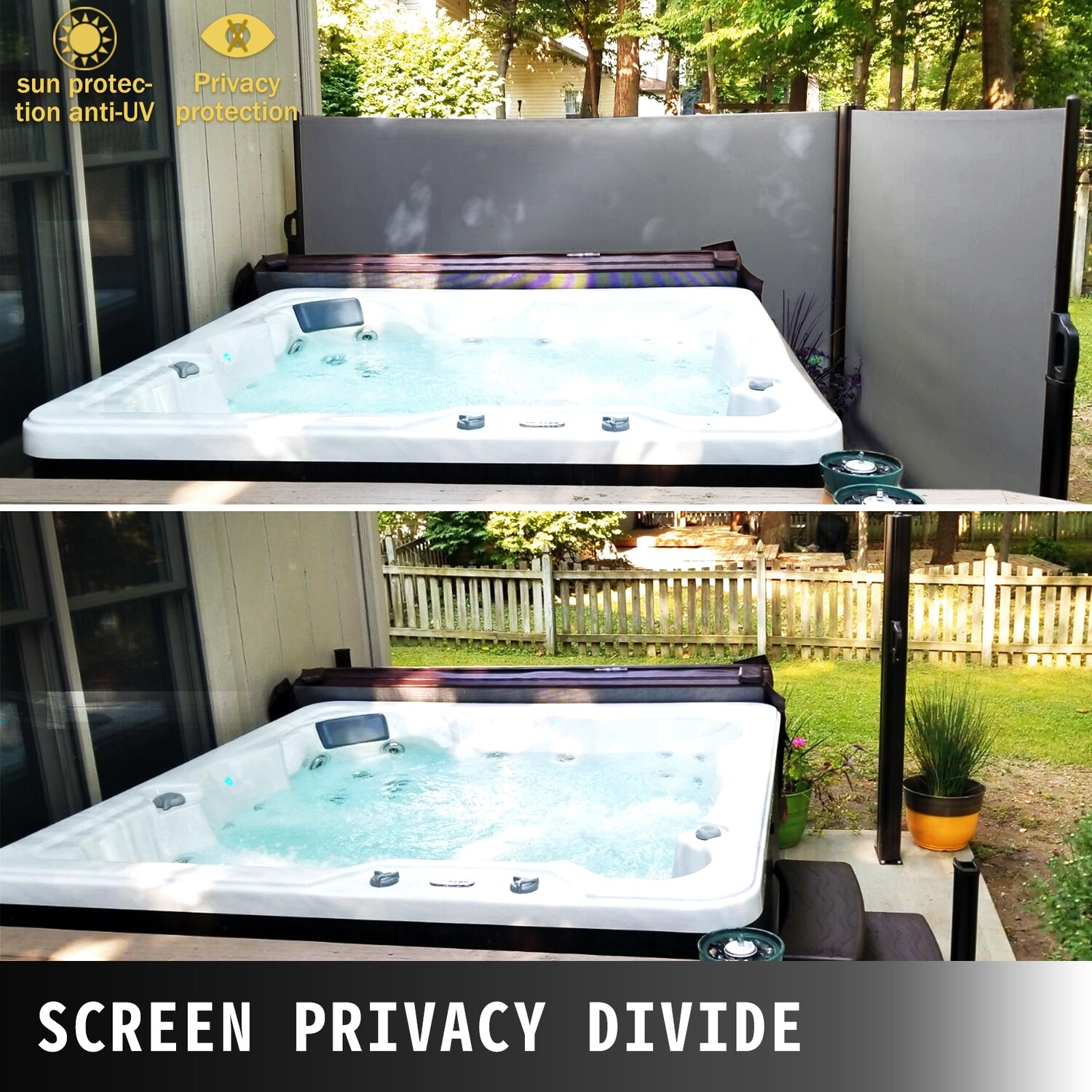 Retractable Patio Privacy Screen