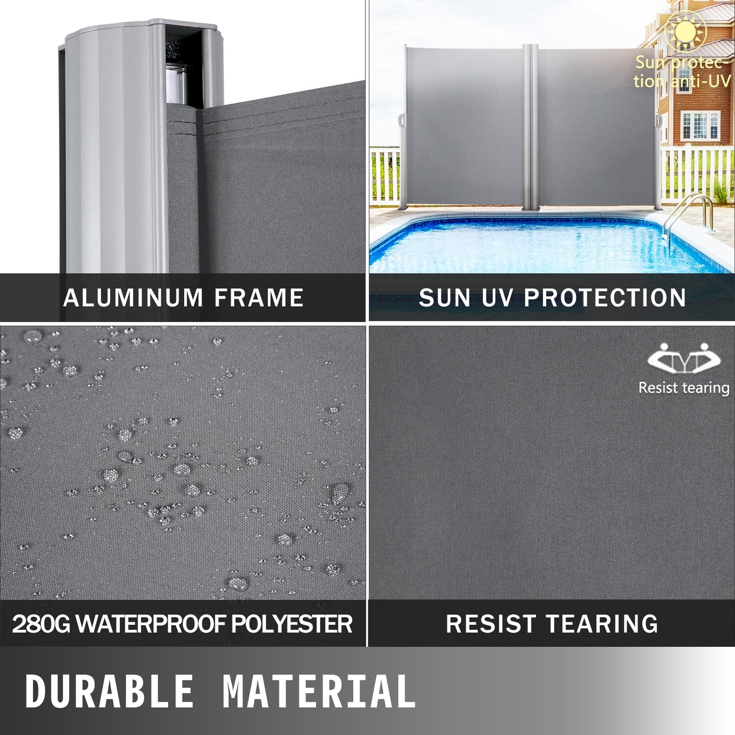 Retractable Patio Privacy Screen