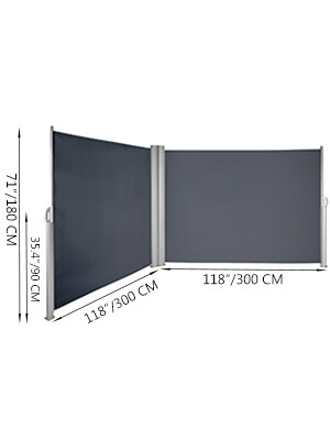 Retractable Patio Privacy Screen