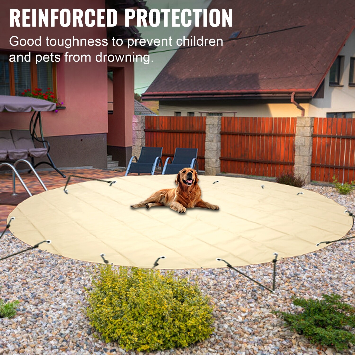 Pool Safety Cover In-ground Pool Cover