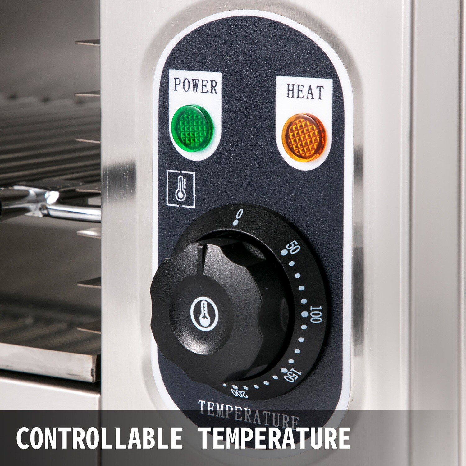 Electric Salamander Broiler with Adjustable Grid – High-Performance Oven for Grilling, Browning, and Cooking in Commercial Kitchens