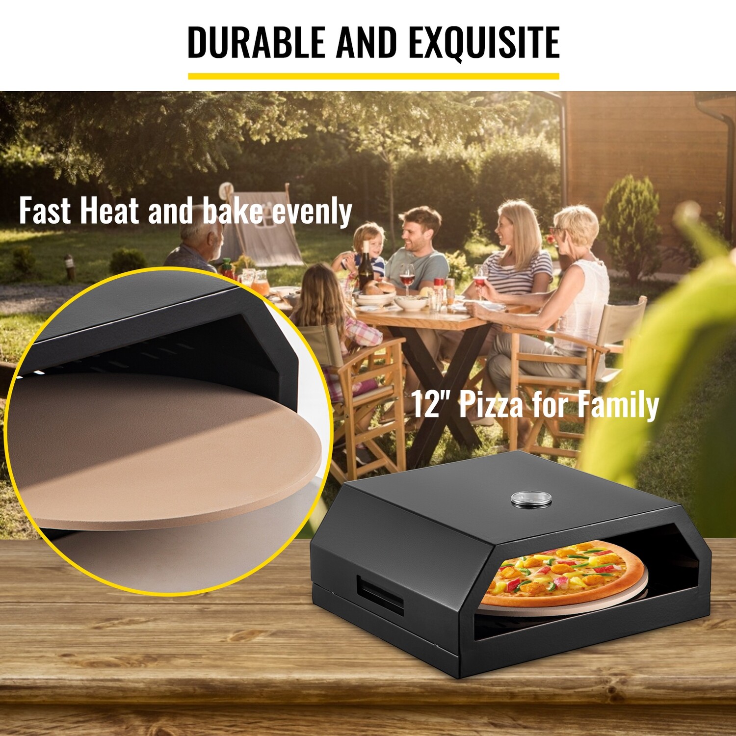 Stainless Steel Outdoor Pizza Oven Kit