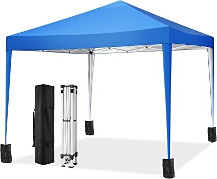 Folding Gazebo 3 x 3 m Waterproof with UV Protection for Outdoor Events
