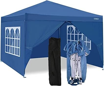 Folding Waterproof Garden Gazebo Tent with UV Protection and Instant Setup for Outdoor Events