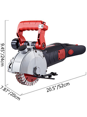 Electric Wall Chaser Concrete Saw – Powerful Groove Cutting Machine for Concrete, Brick, and Masonry Work