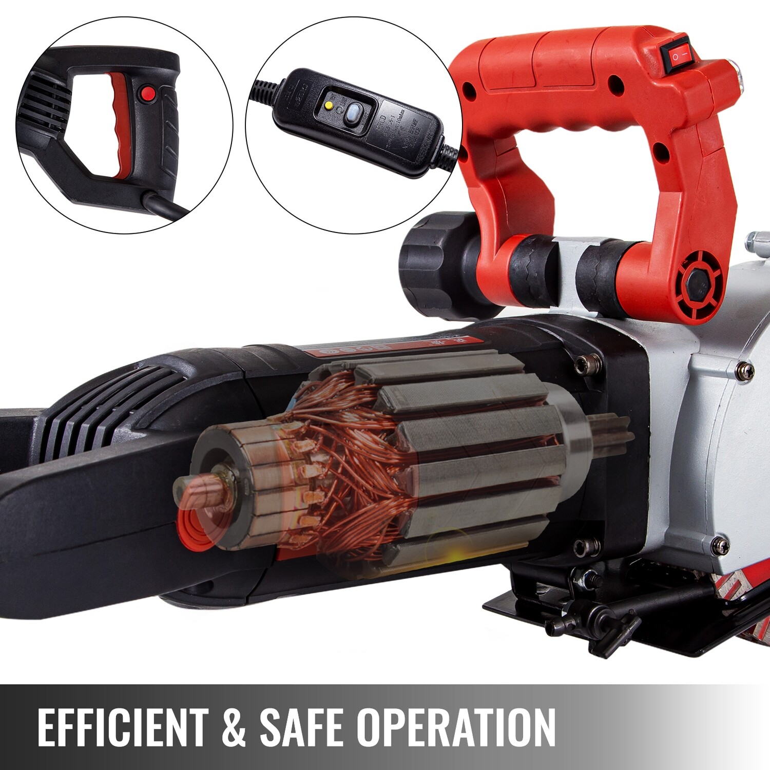 Electric Wall Chaser Concrete Saw – Powerful Groove Cutting Machine for Concrete, Brick, and Masonry Work