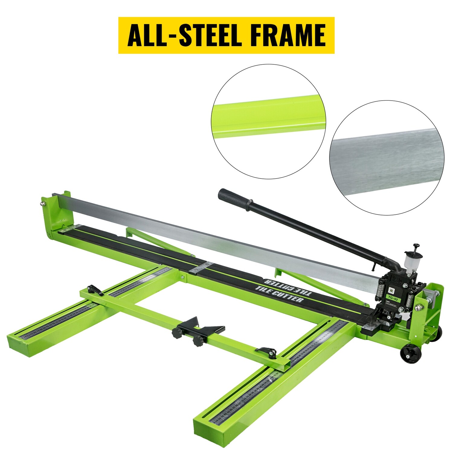 Professional 1200mm (47 Inch) Manual Tile Cutter for Porcelain &amp; Ceramic Floor Tiles – Heavy-Duty, Precision Cutting Tool with Ergonomic Handle and Reinforced Base for Smooth, Clean Cuts – Ideal