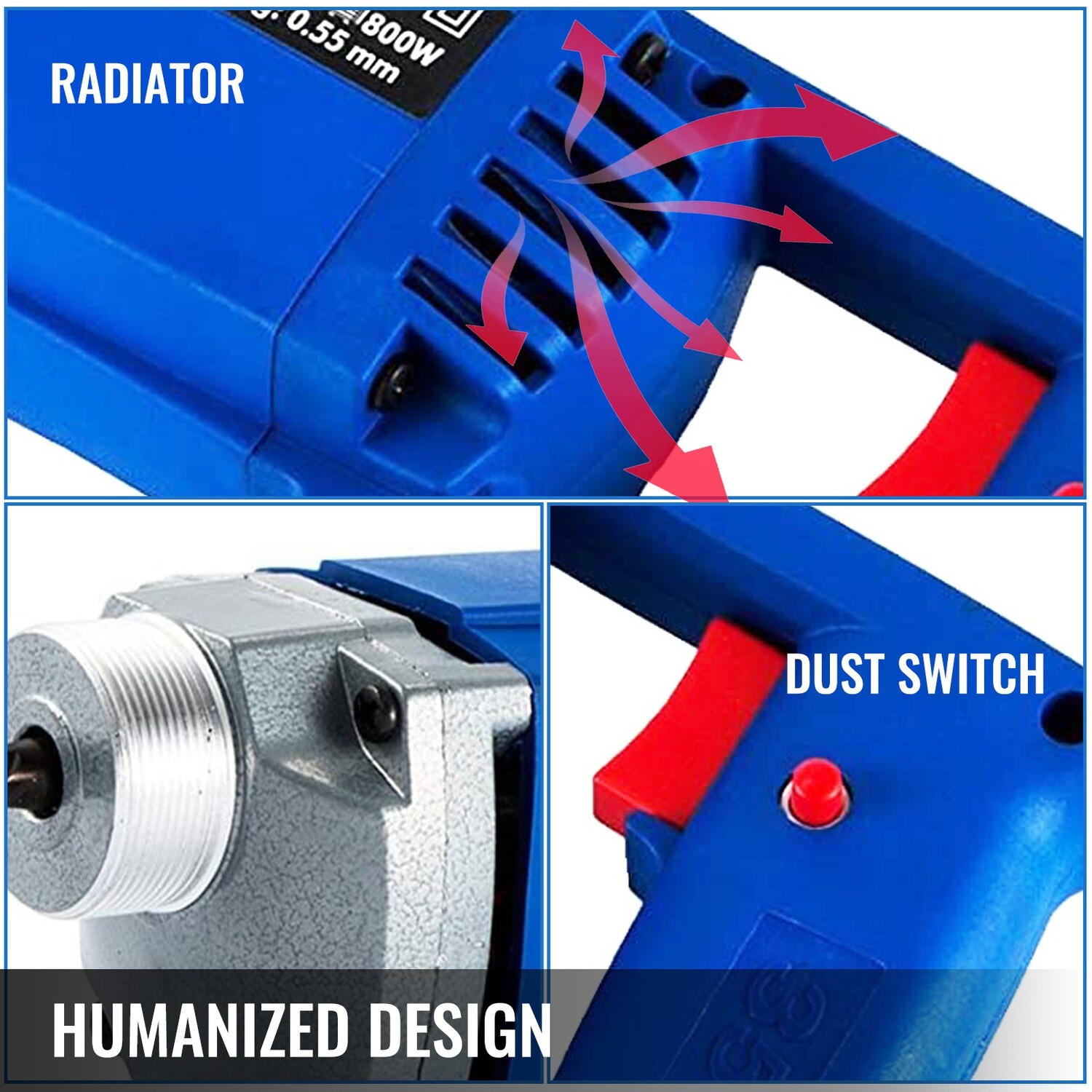 Lightweight Electric Concrete Vibrator 800W