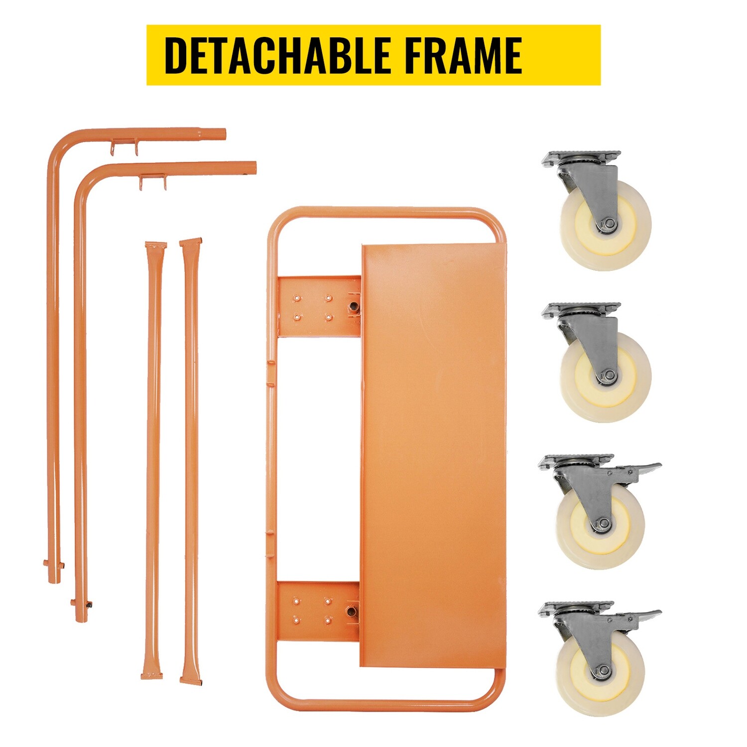 Drywall Cart – Wheeled Trolley for Plasterboard and Sheet Transport, Heavy-Duty Construction