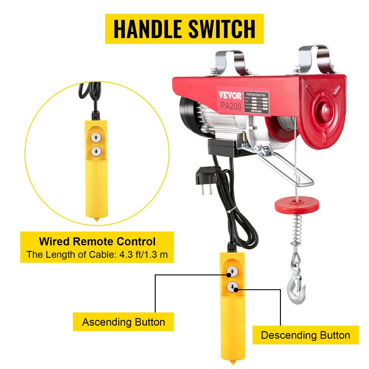 Electric Hoist Scaffold Winch – Heavy-Duty Lifting Crane for Construction, Industrial, and Commercial Applications