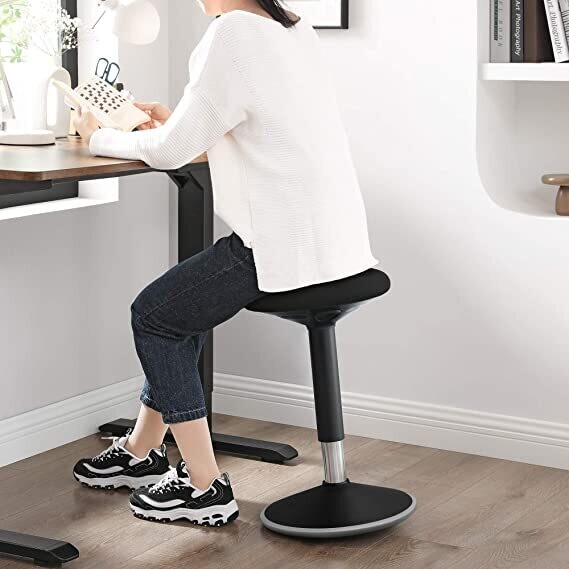 Ergonomic Office Work Stool – Adjustable Height and Comfortable Design for Home and Workplace Productivity