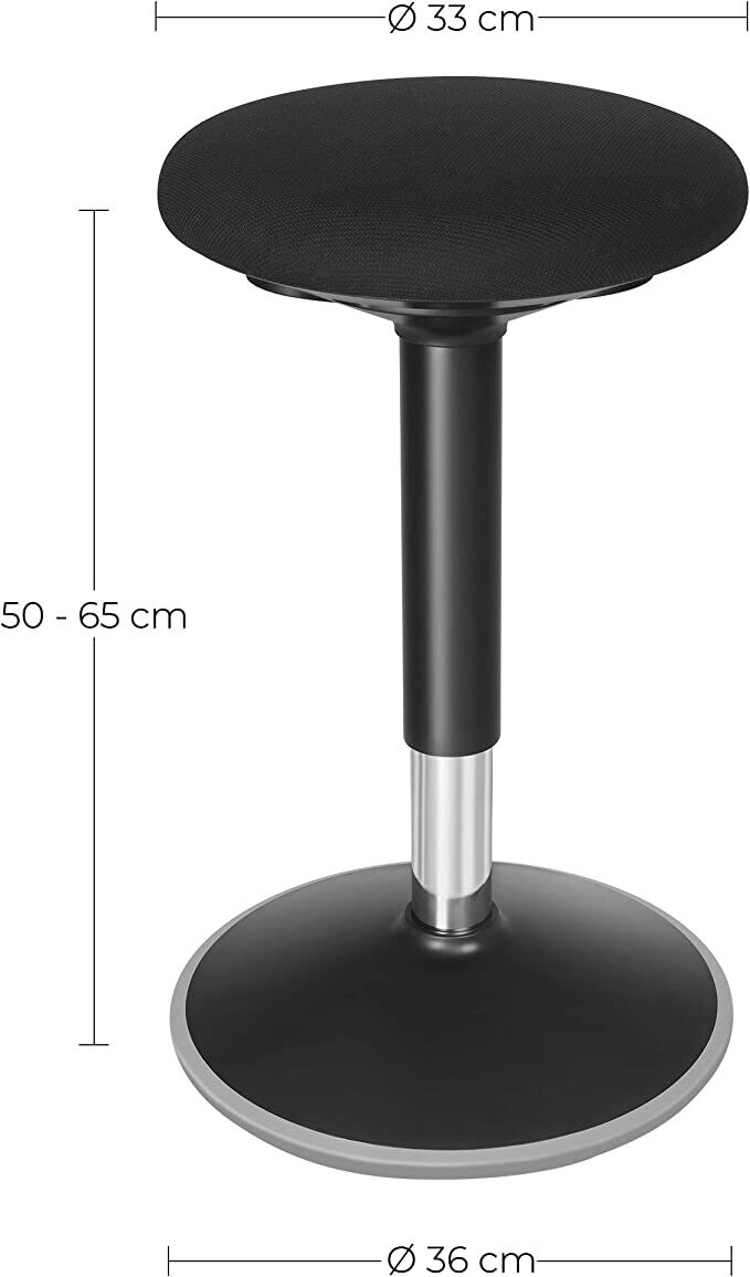 Ergonomic Office Work Stool – Adjustable Height and Comfortable Design for Home and Workplace Productivity