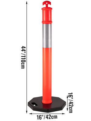 Traffic Delineator Posts Set of 3