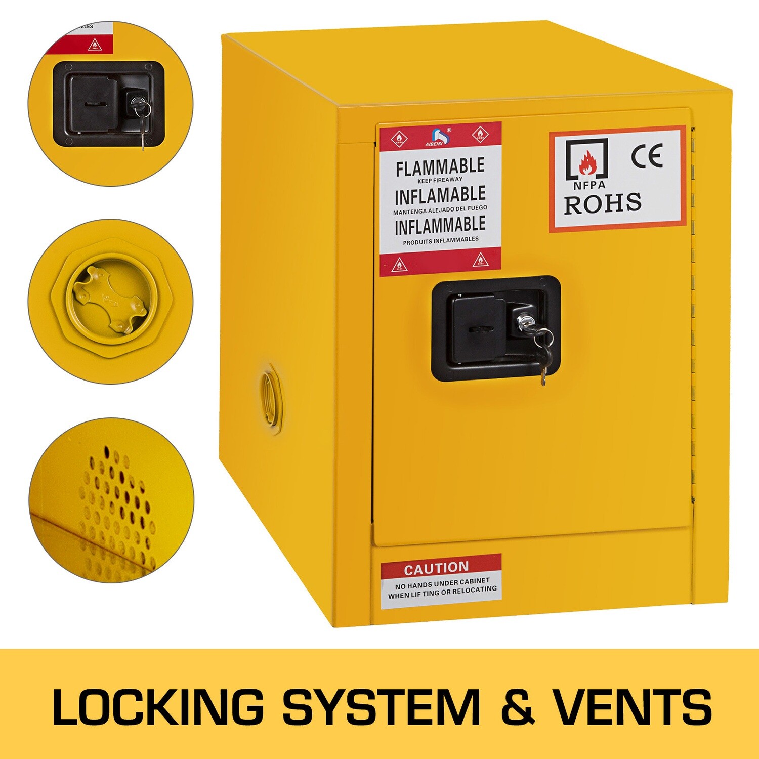 Safety Cabinet for Flammable Liquids