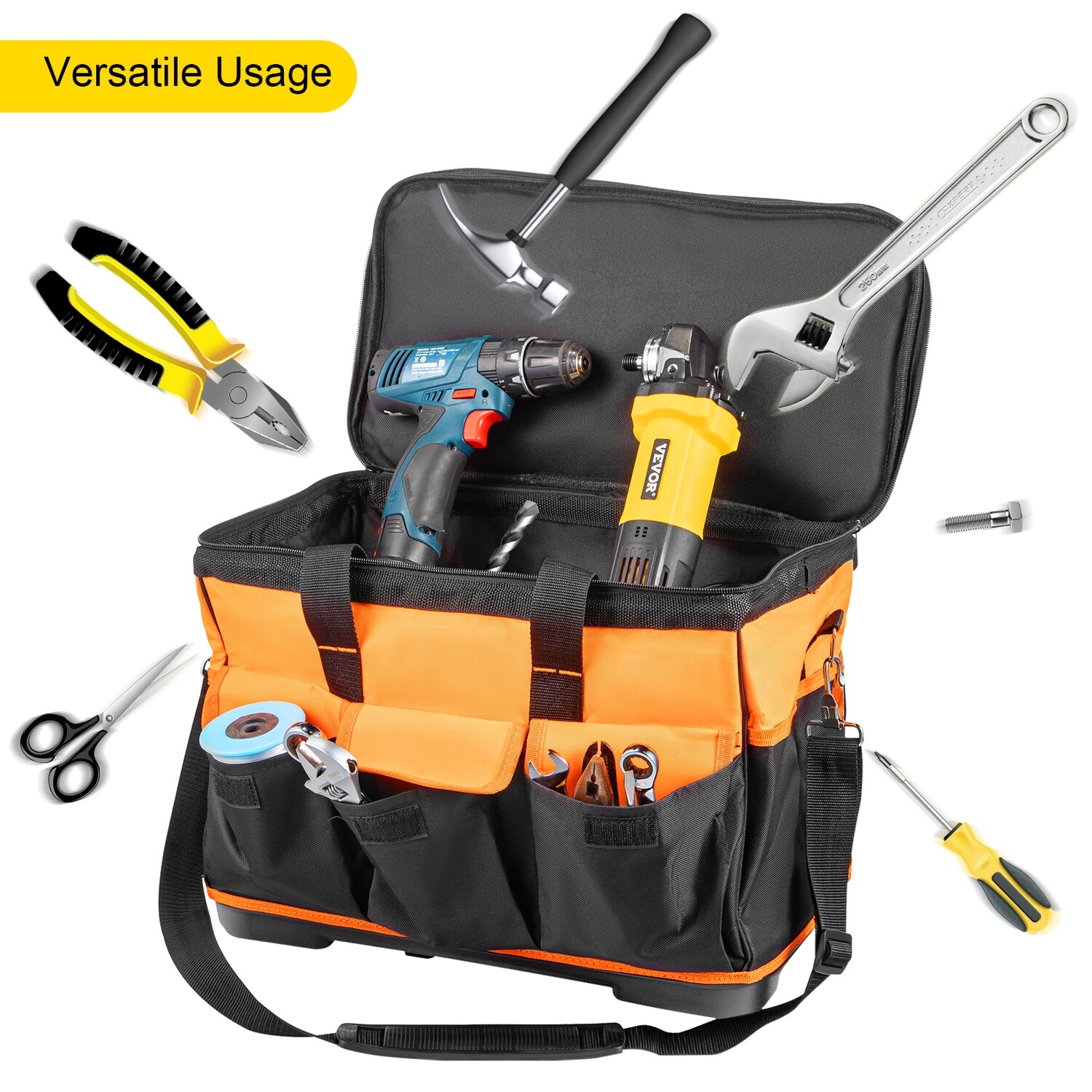 Tool Bag with Wheels Rolling Tote