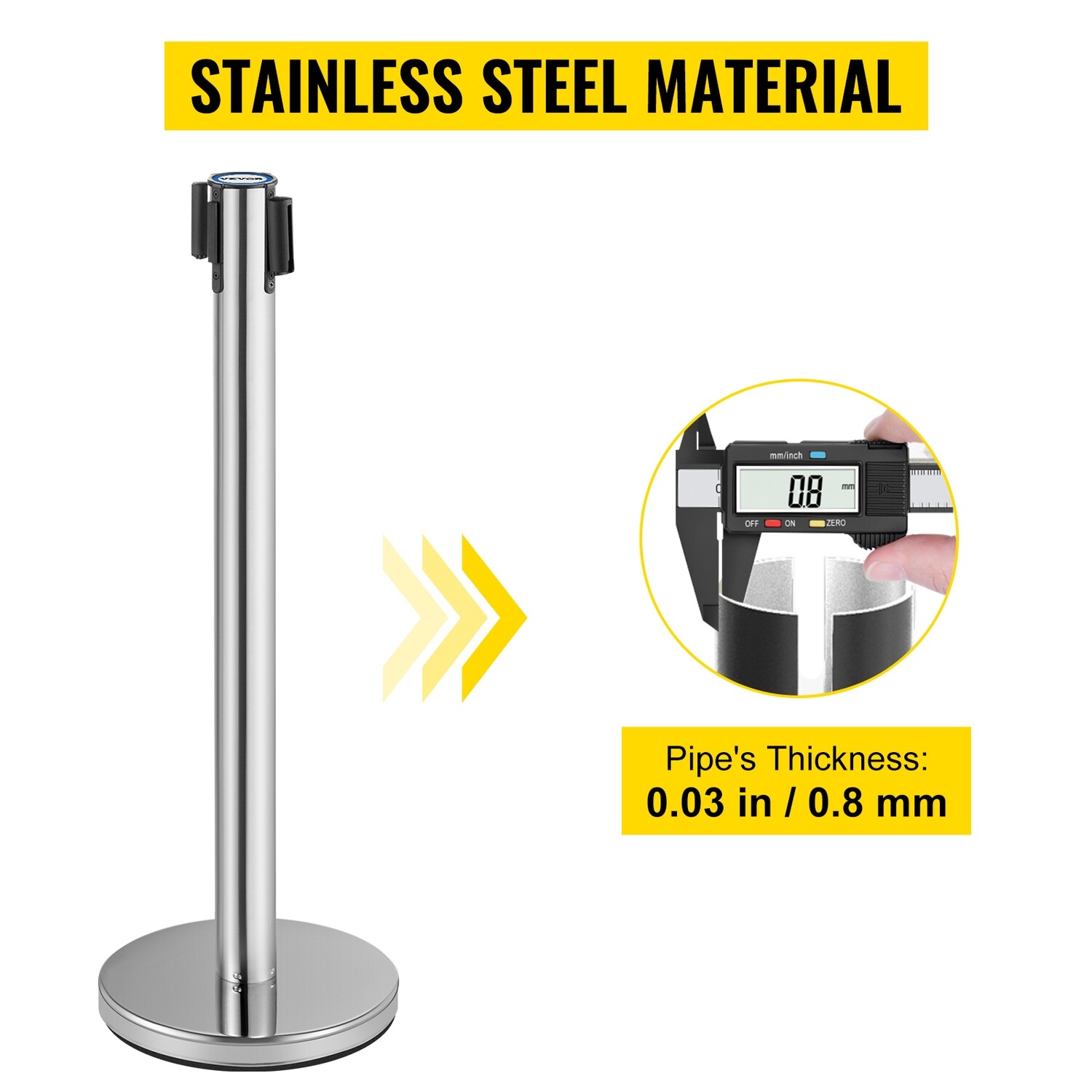 Crowd Control Stanchion Set 6 Pieces