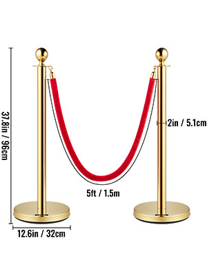 Stainless Steel Crowd Control Stanchions