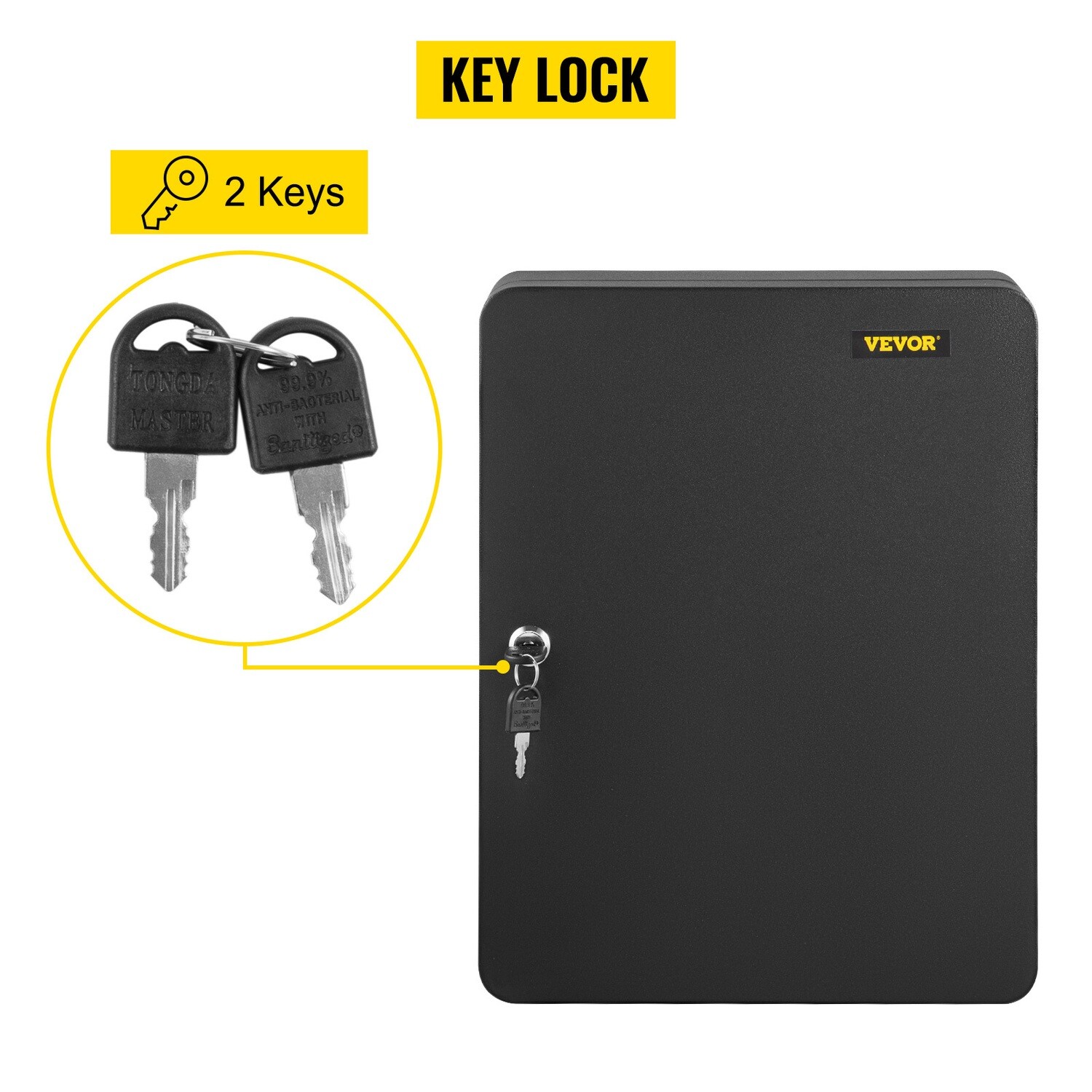 Key Cabinet Lock Box 240 Key Capacity Storage