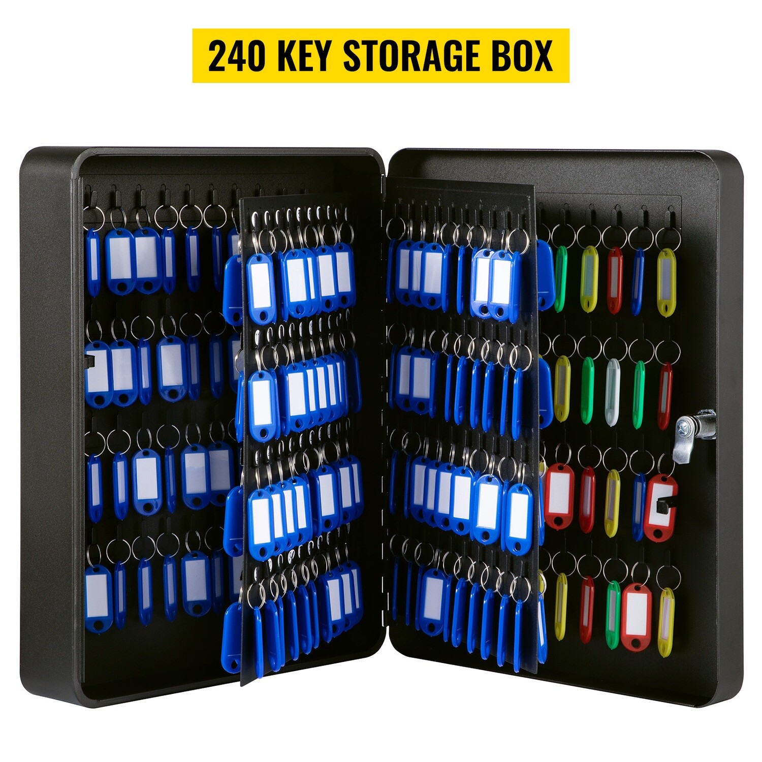 Key Cabinet Lock Box 240 Key Capacity Storage