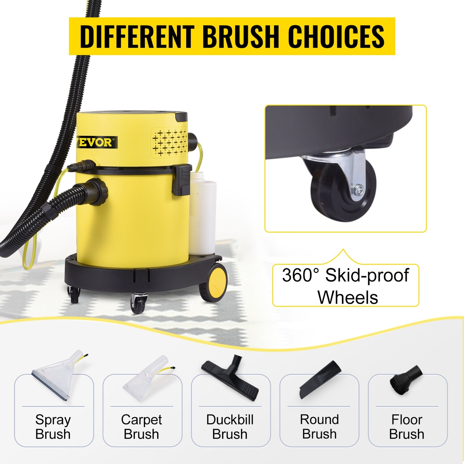 Powerful 4-in-1 Vacuum Cleaner Water