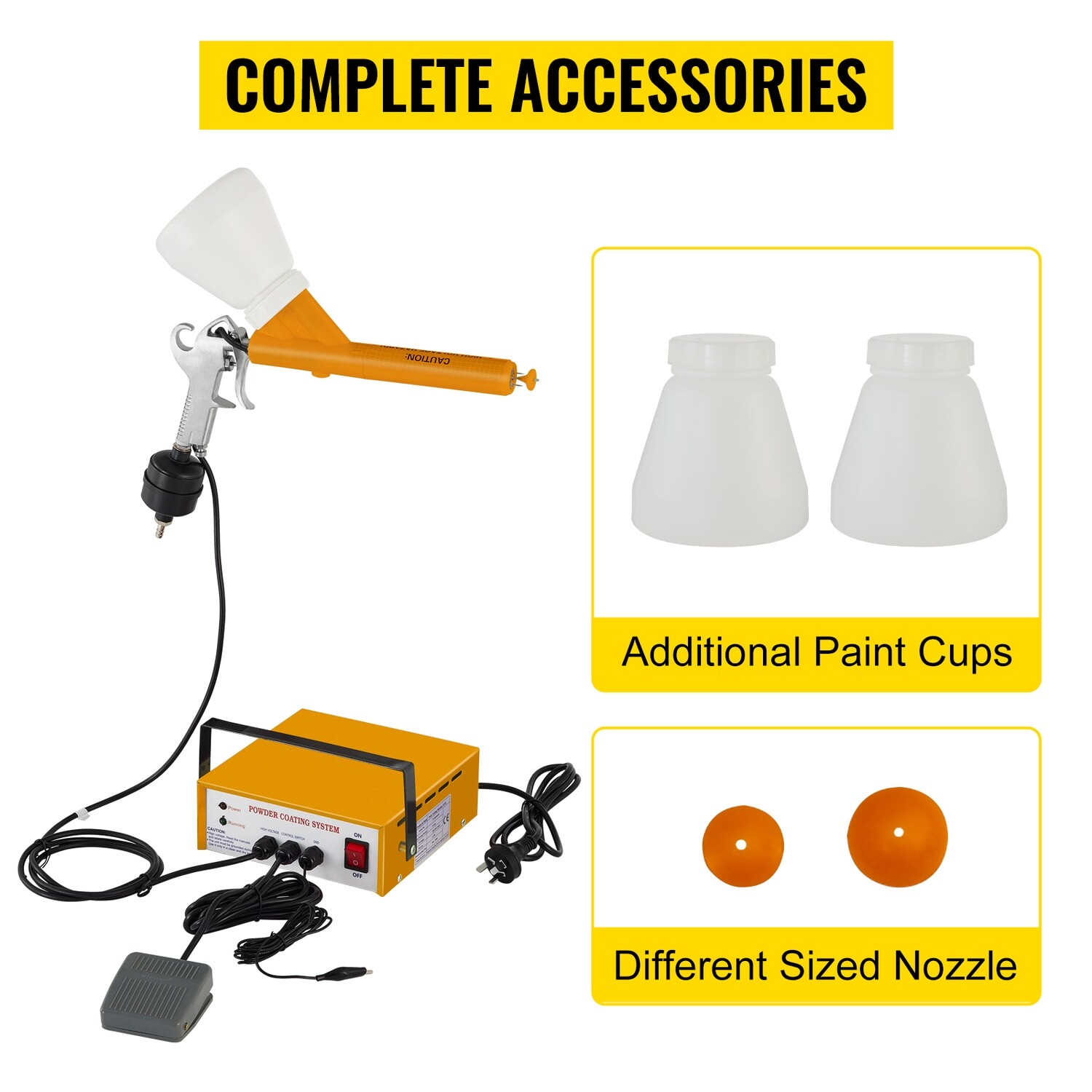 Portable Electrostatic Powder Coating System