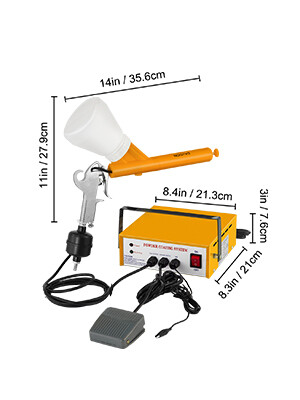 Portable Electrostatic Powder Coating System