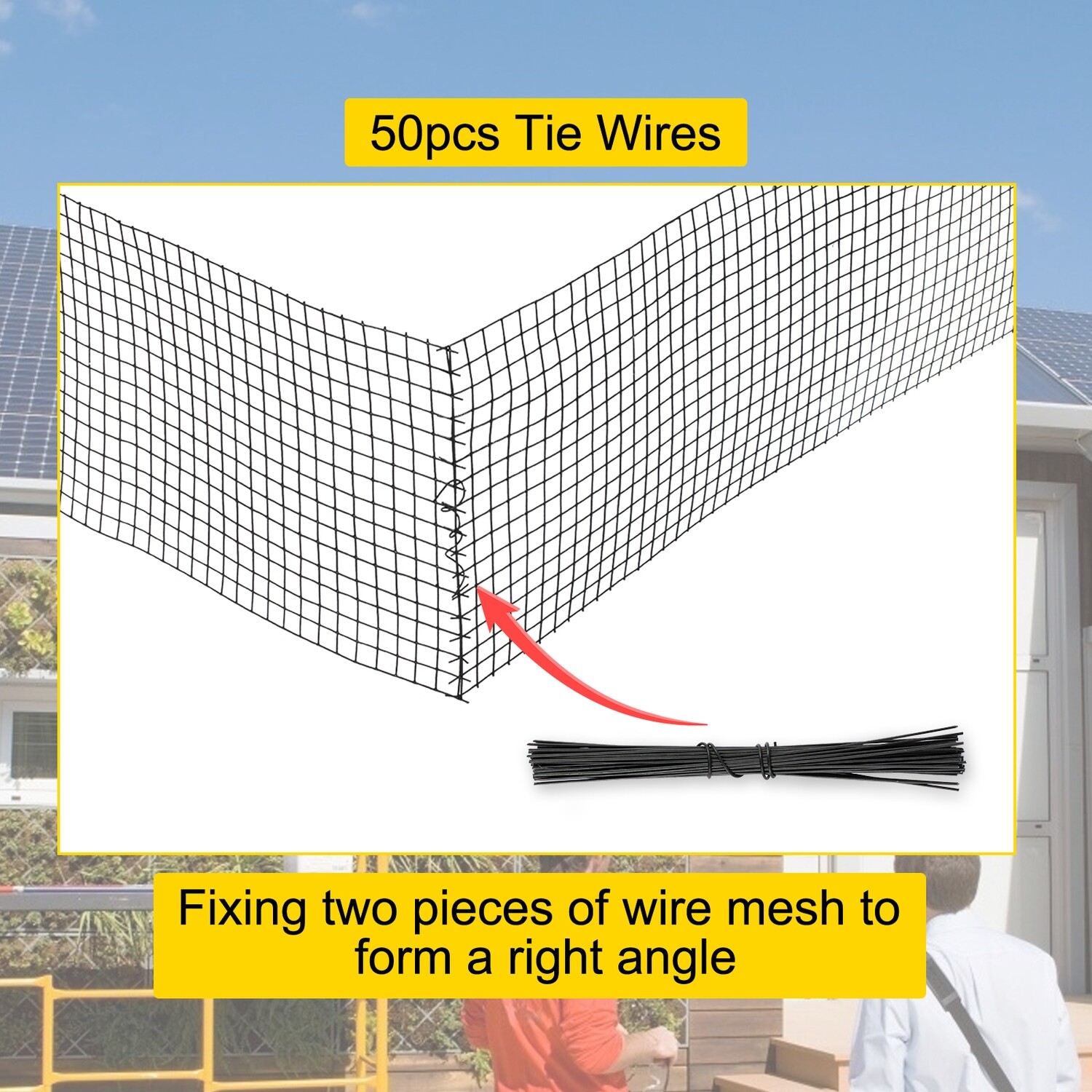 Solar Panel Wire Mesh Critter Guard Kit