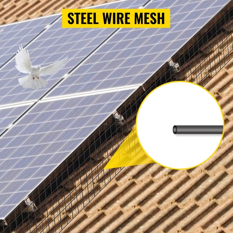 Solar Panel Wire Mesh Critter Guard Kit