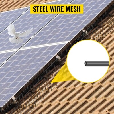 Solar Panel Wire Mesh Critter Guard Kit