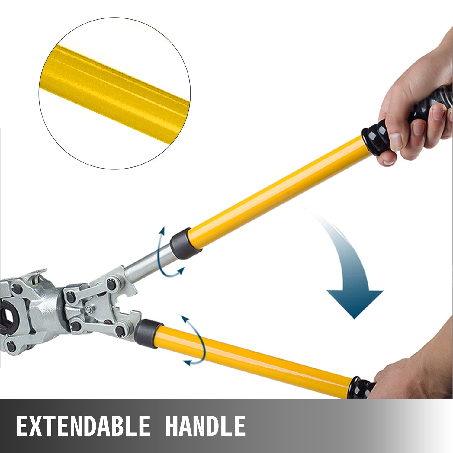 Pipe Crimping Tool Ø16-32 MM Yellow