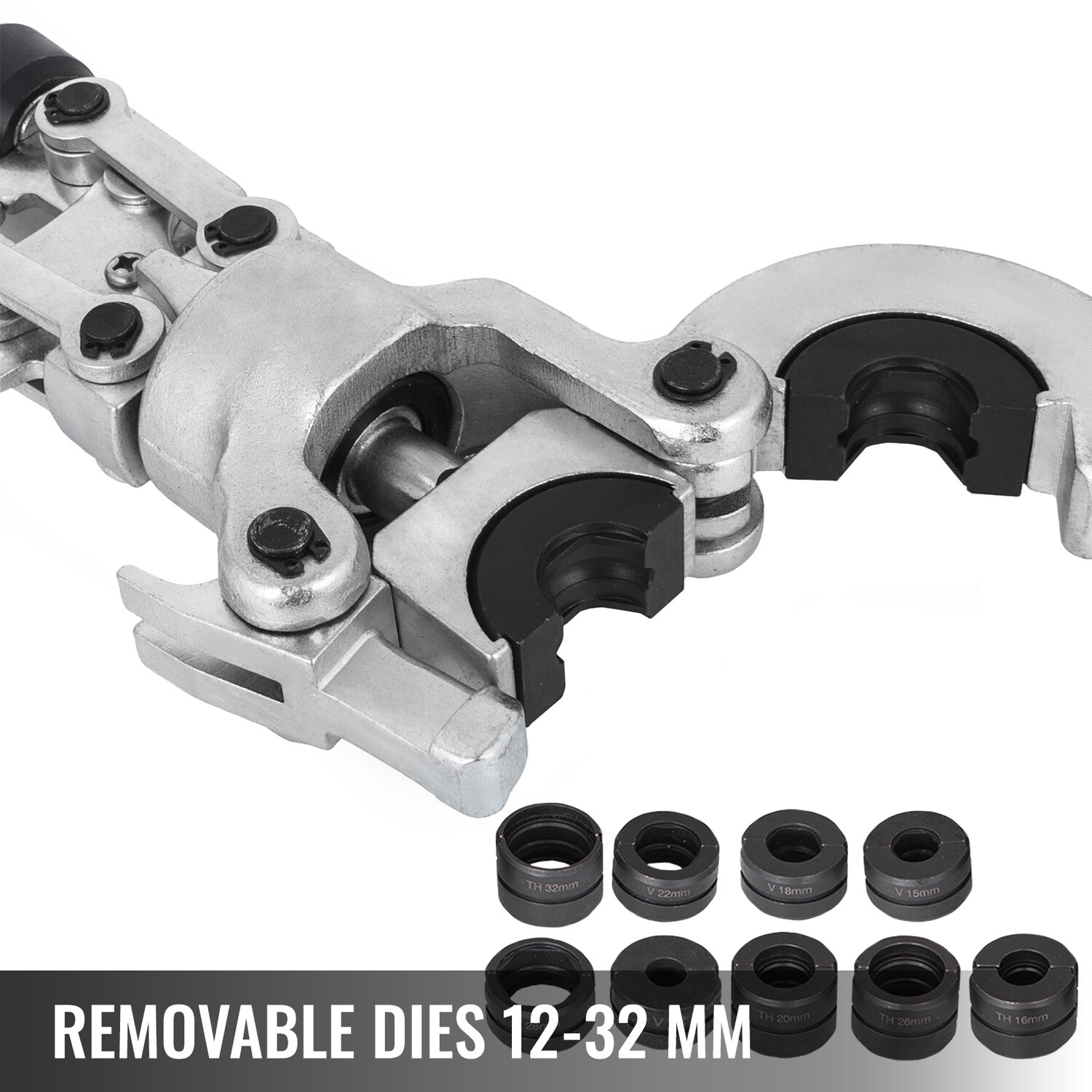 Hydraulic Crimping Plier V-Shaped Ø12-28mm for Precision Pipe and Tube Fittings