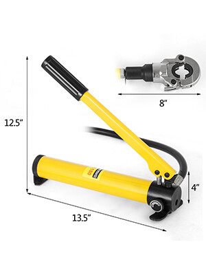 Hydraulic Crimping Plier V-Shaped Ø12-28mm for Precision Pipe and Tube Fittings