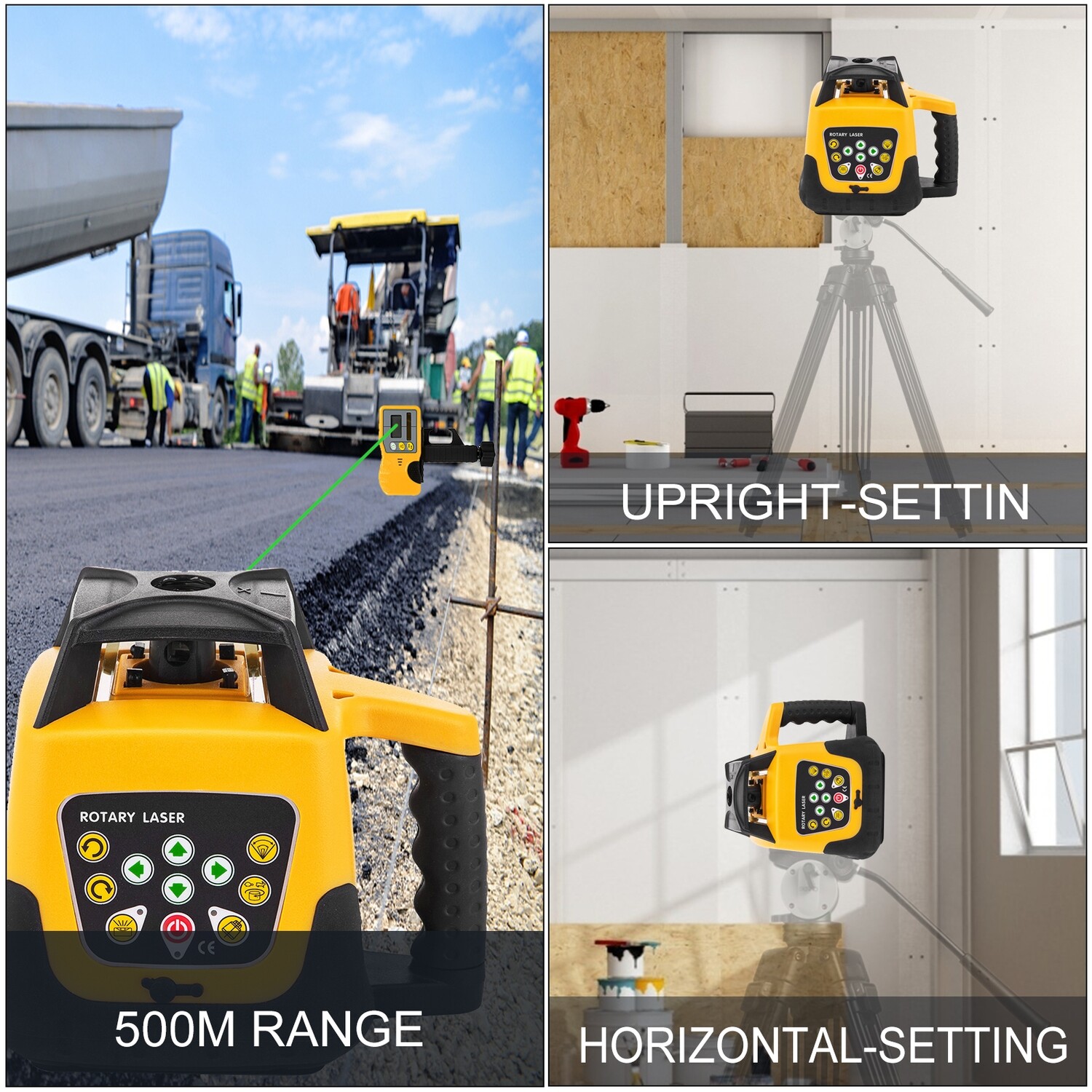 Rotary Laser Level Green Beam
