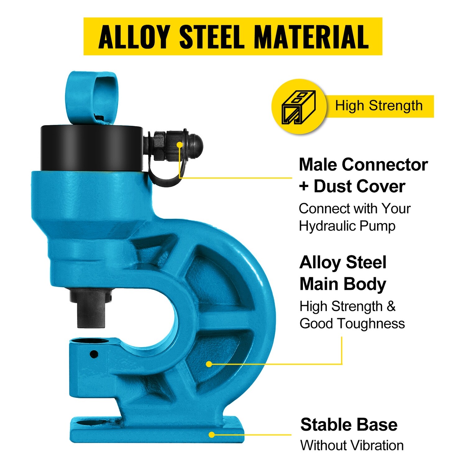 Hydraulic Hole Puncher Tool for Metal Sheet and Steel Plate Punching