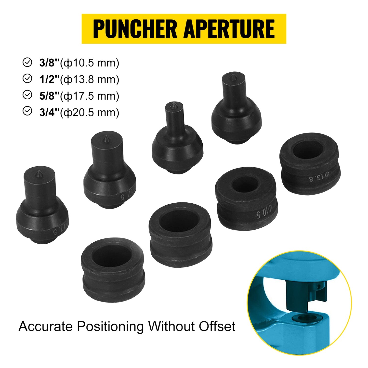 Hydraulic Hole Puncher Tool for Metal Sheet and Steel Plate Punching