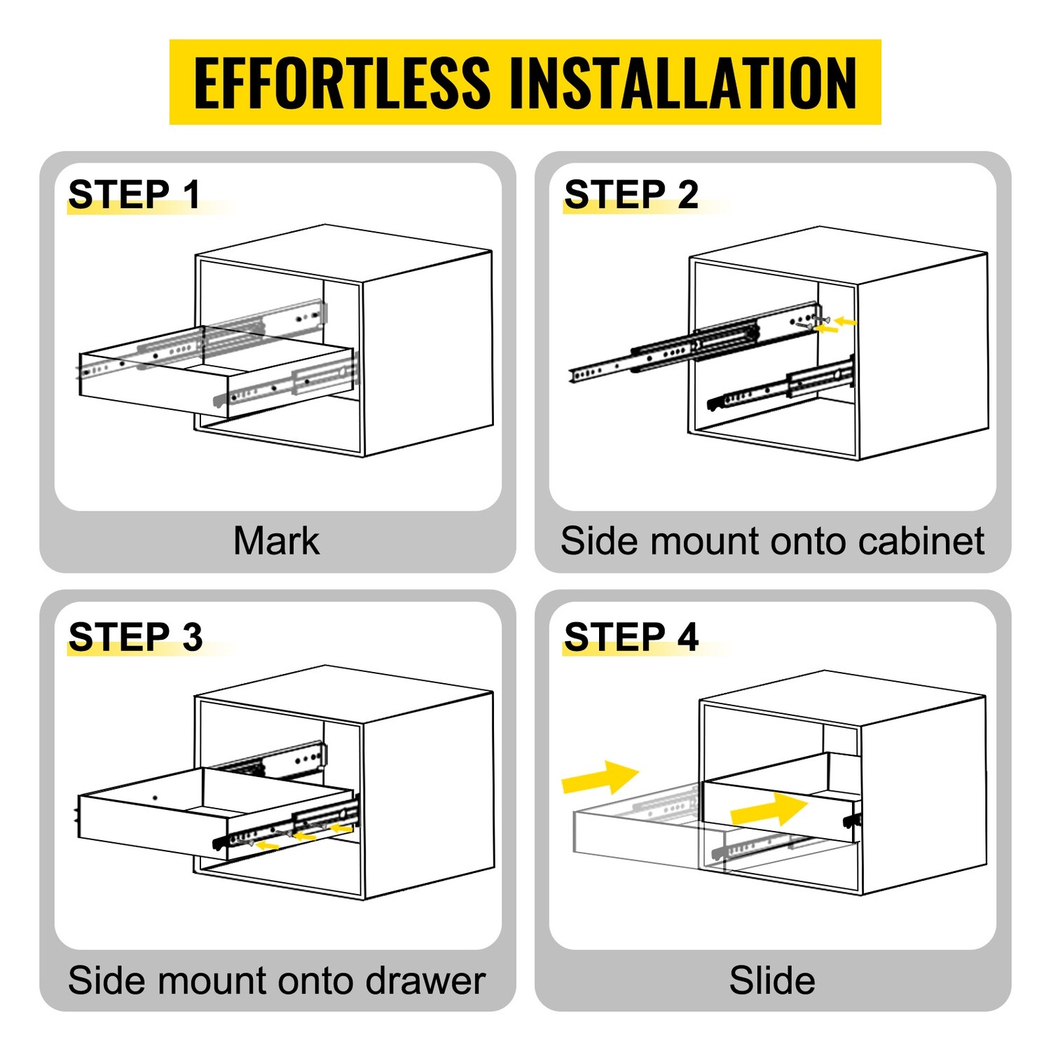 Heavy Duty Drawer Slides