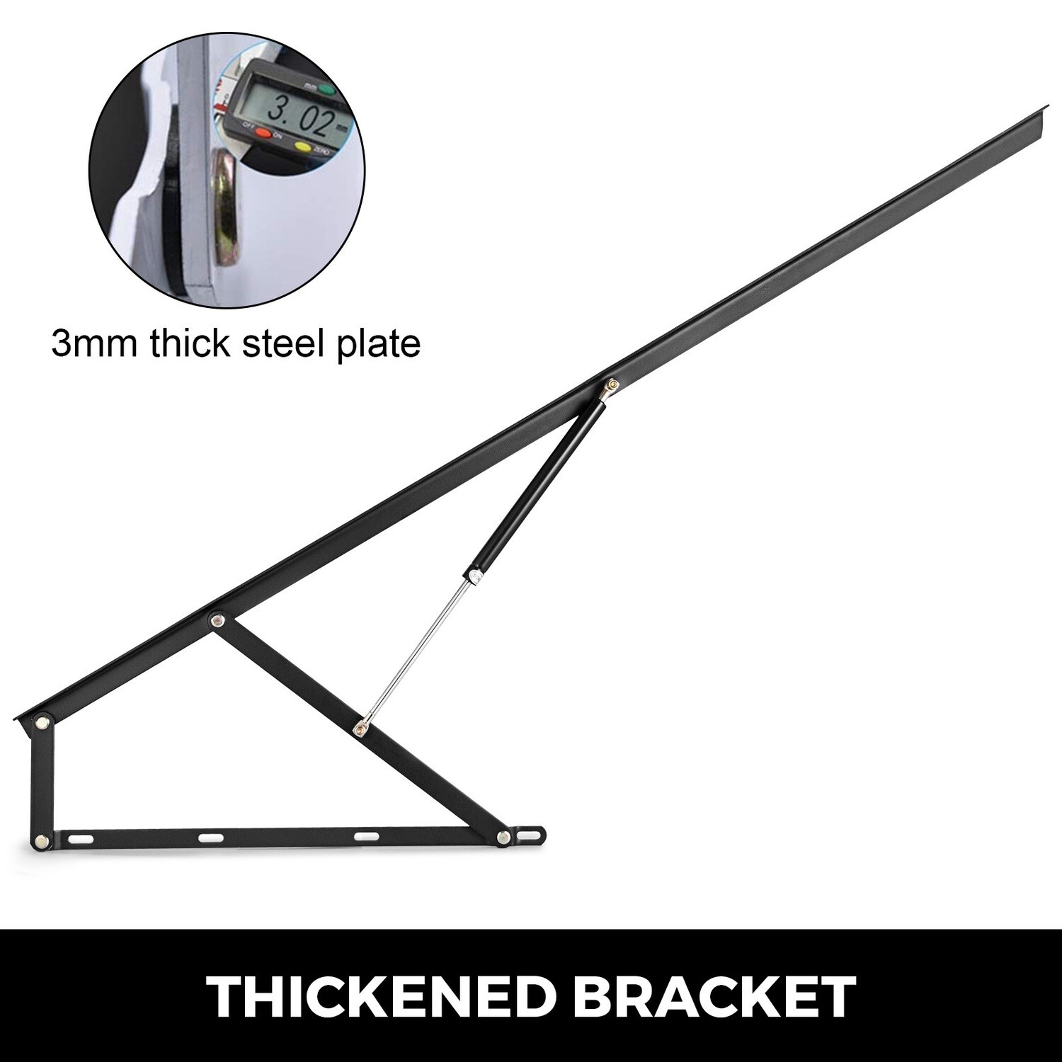 Mechanism kits for a 5-foot pneumatic sofa bed lift