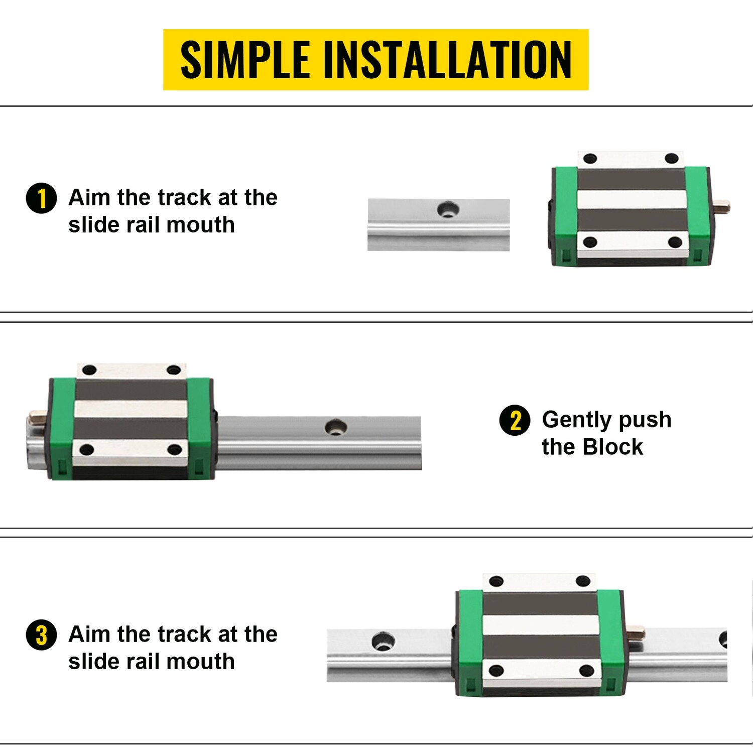 Linear Rails and Bearings 2 pieces
