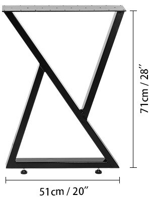 Dining Table Legs Made of Metal – Durable and Stylish Metal Base for Modern and Contemporary Tables