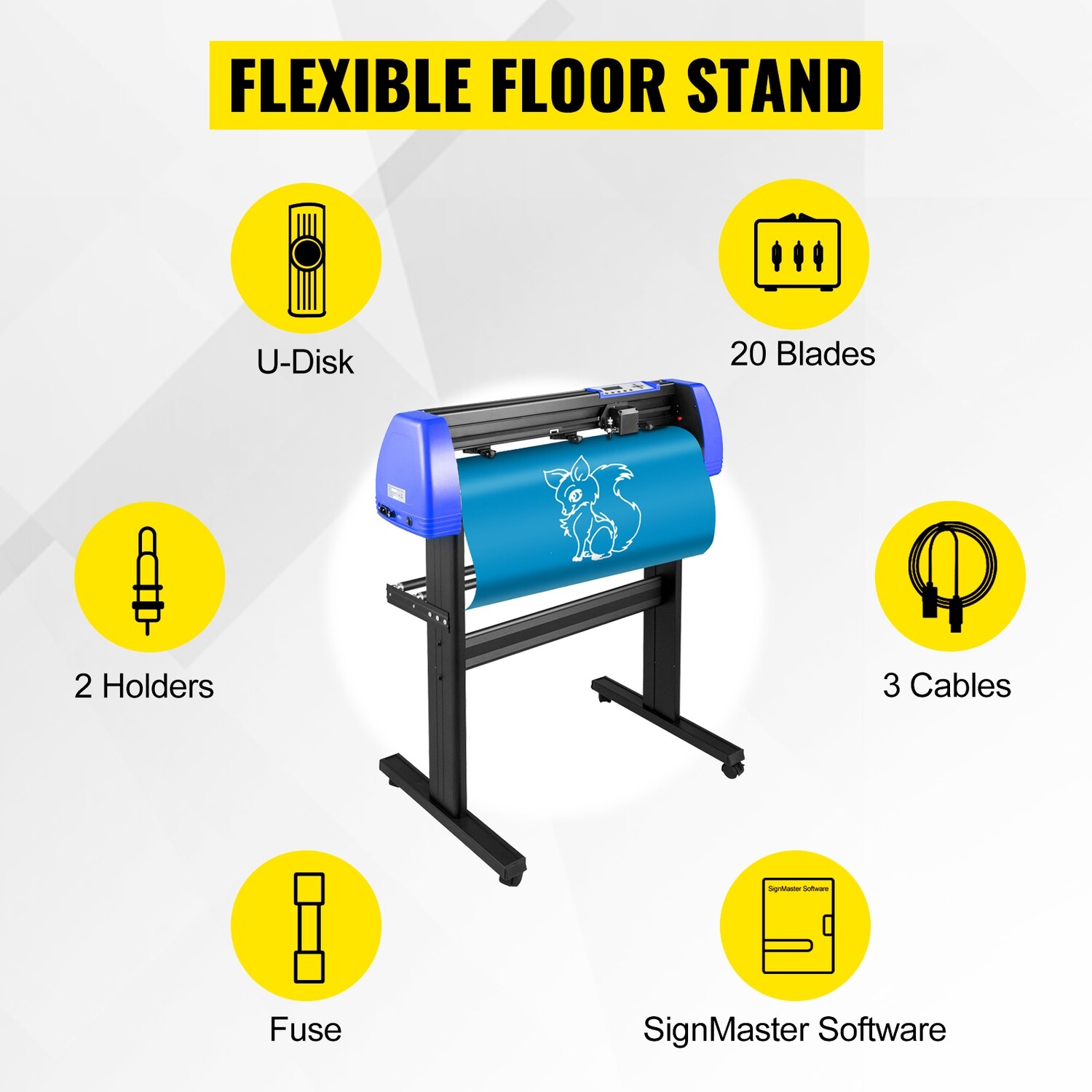 Vinyl Cutter Machine, 34&quot; Signmaster Vinyl Plotter Cutter