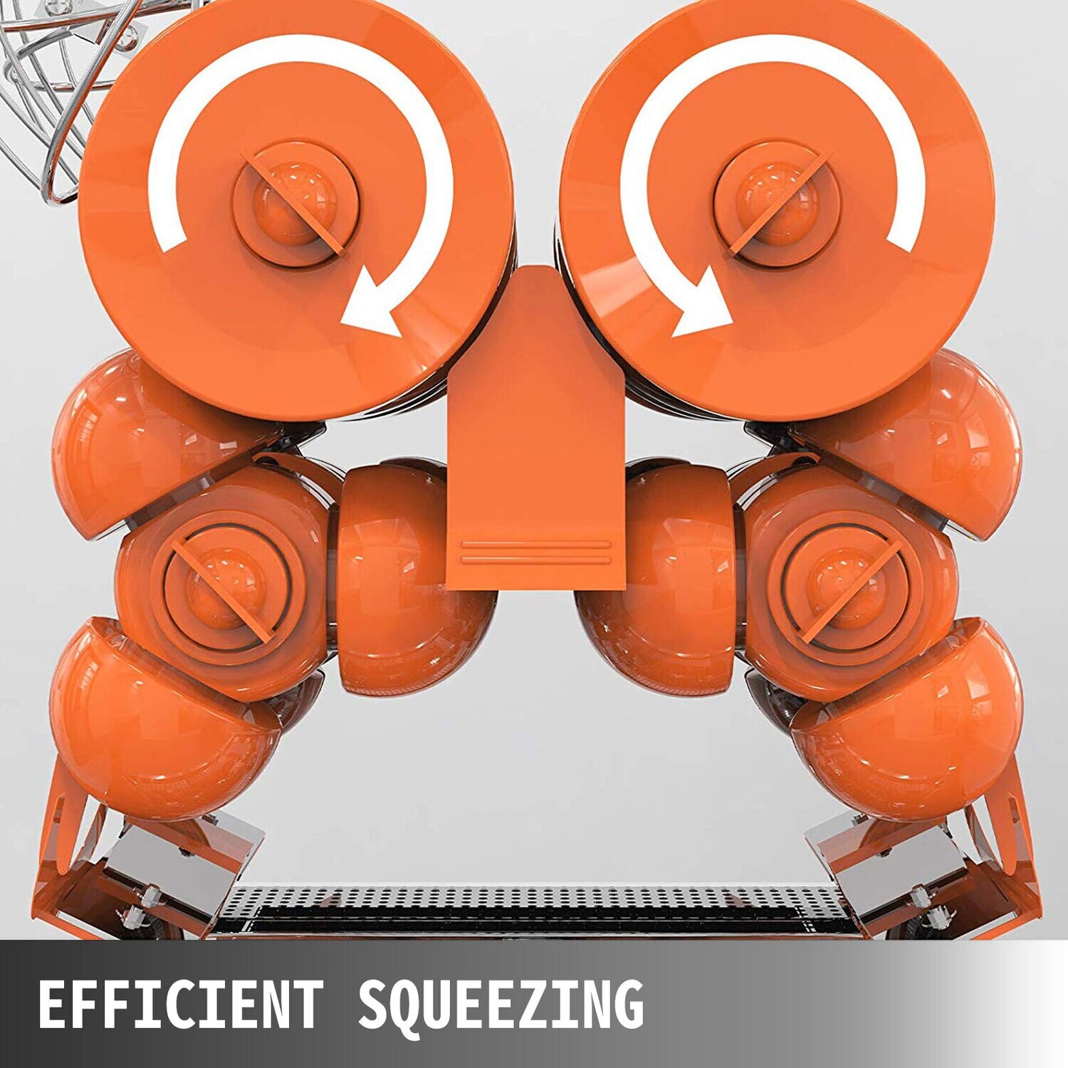 Stainless steel 22–30pc Commercial Auto Feed Orange Juicer Machine
