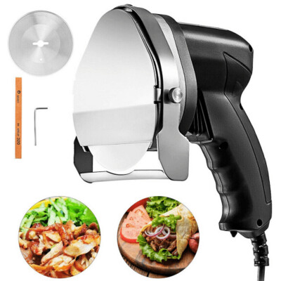 Electric 80W Meat Carver Machine, designed for effortless slicing of kebabs and doner meat.