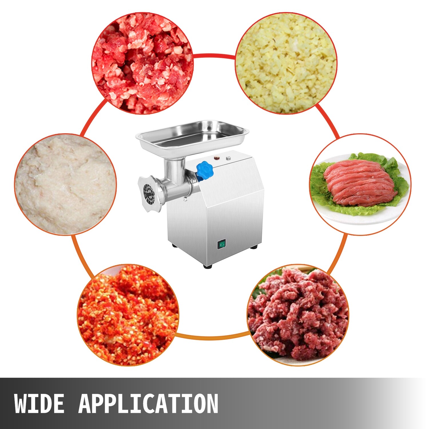 Commercial Stainless Steel Mincer &amp; Sausage Maker, Durable and Efficient for Kitchen and Butchery Use